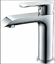 Single Handle Basin Mixer with Water Outlet,Cold & Hot Chrome Lavatory Vanity Basin Tap