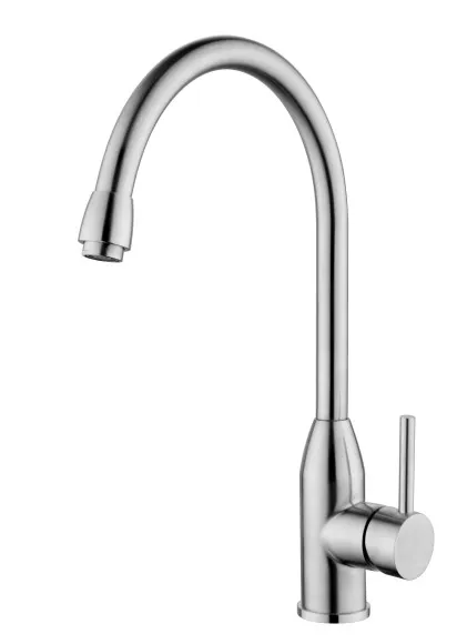 Kitchen Faucet Brushed Nickel Utility Sink Faucet for Laundry Sink Stainless Steel Brushed Nickel