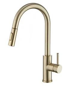 Kitchen Faucet Brushed Nickel Utility Sink Faucet for Laundry Sink Stainless Steel Br