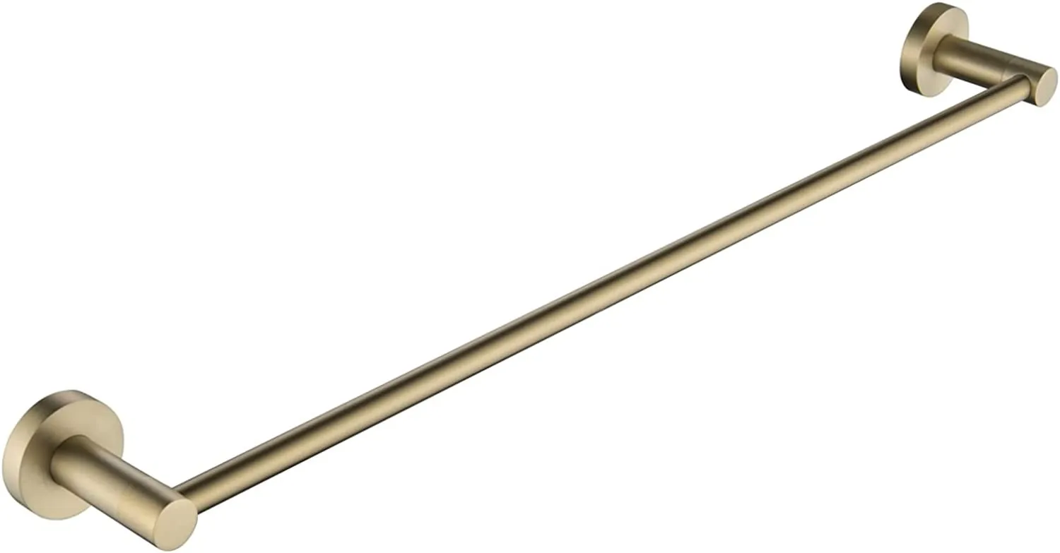 Single Towel Bar Wall Mounted Towel Rod Modern Towel Rail for Bathroom,Brushed Gold