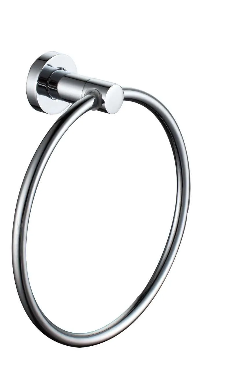 Towel Ring,Kitchen Bath Towel Holder Hangers,chrome, Bathroom Accessories,Wall Mounted