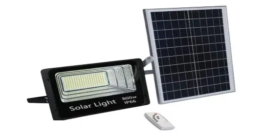 LED SOLAR FLOOD LIGHT 800W WH