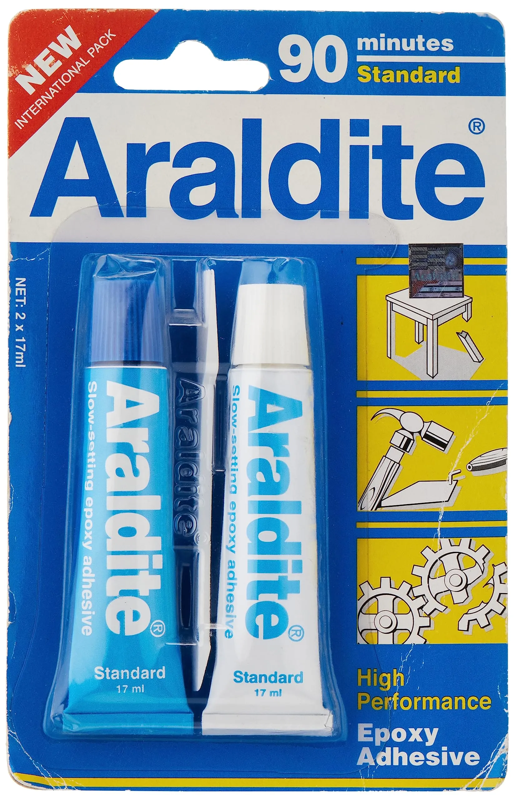 ARALDITE STANDARD 90MIN 2 X 17ML BLUE
