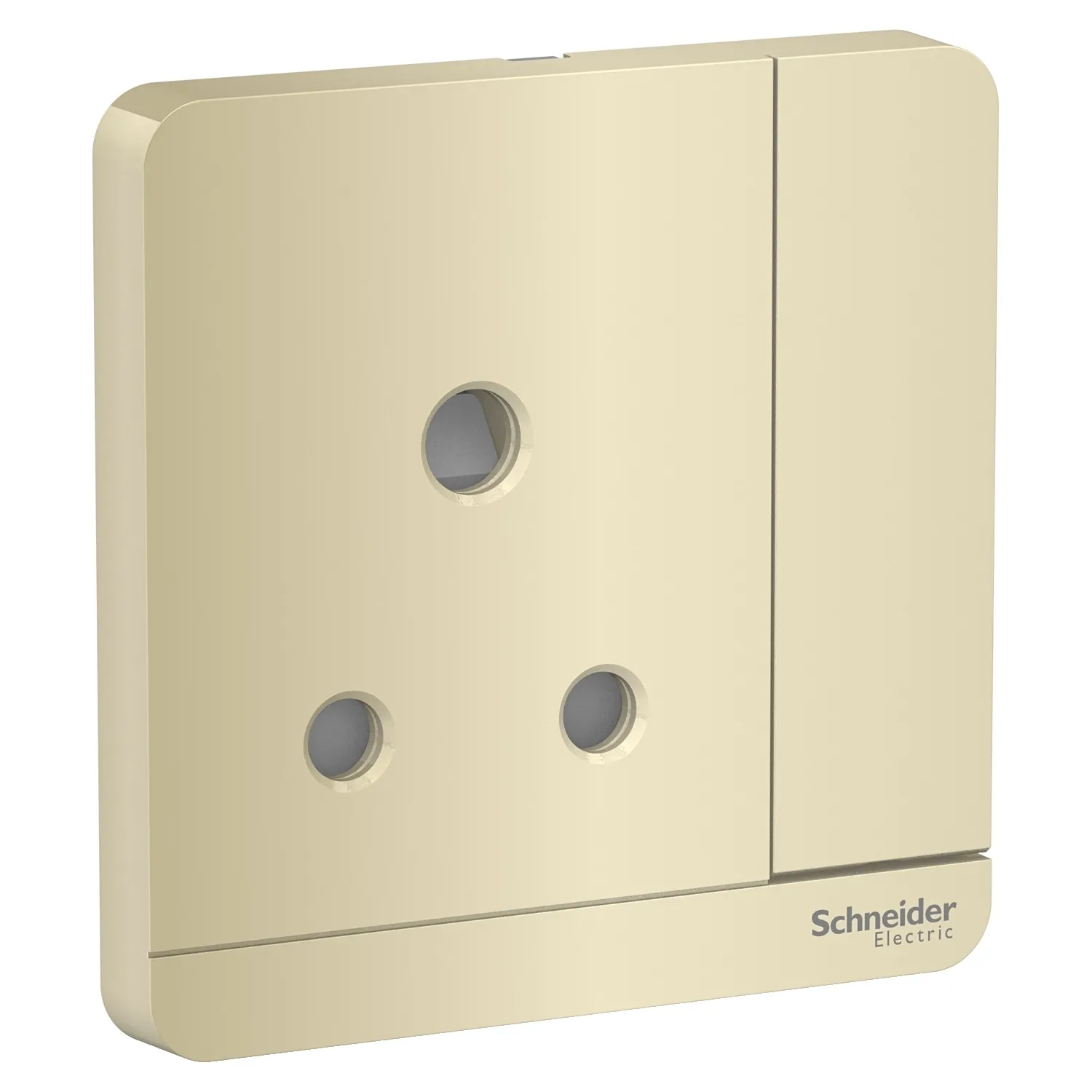 AvatarOn, switched socket, 3P, 15 A, 250 V, Wine Gold E8315_15_WG_G12