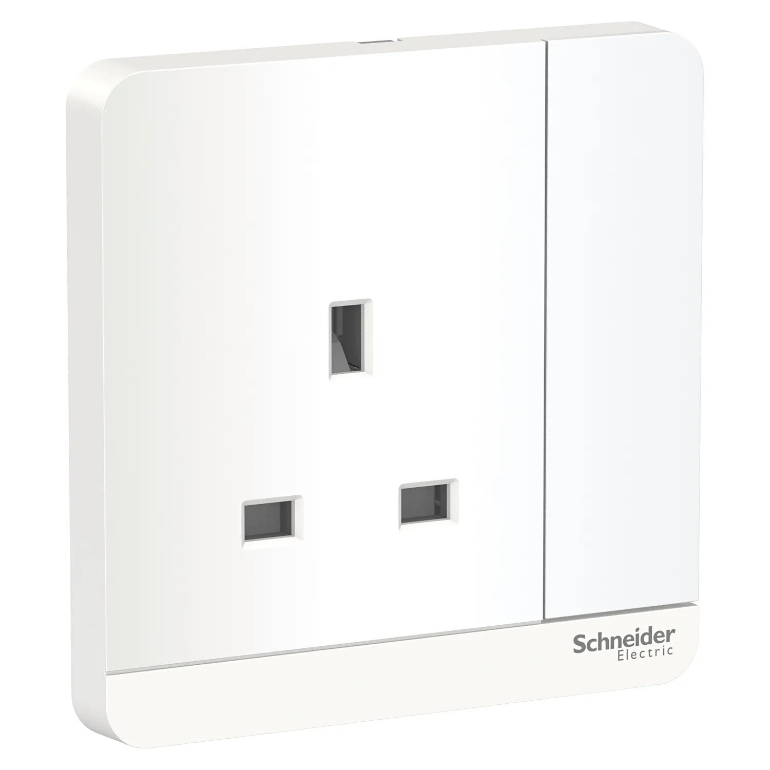 AvatarOn, switched socket, 3P, 13 A, 250 V, LED, White E8315N_WE_G12