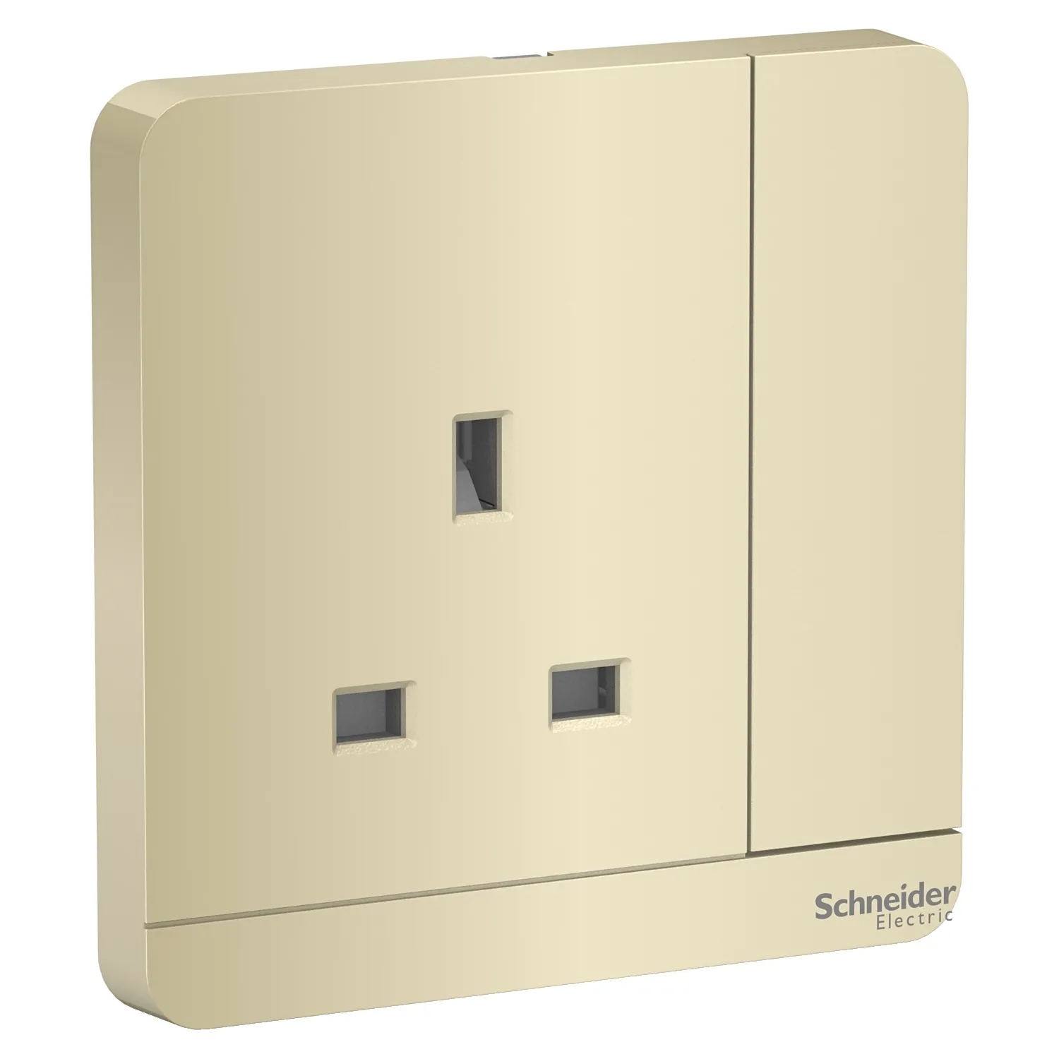 AvatarOn, switched socket, 3P, 13 A, 250 V, Wine Gold E8315_WG_G12