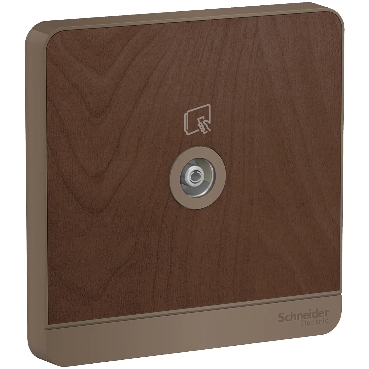 AvatarOn, TV socket, , 75 Ohm, Wood E8331TV_WD