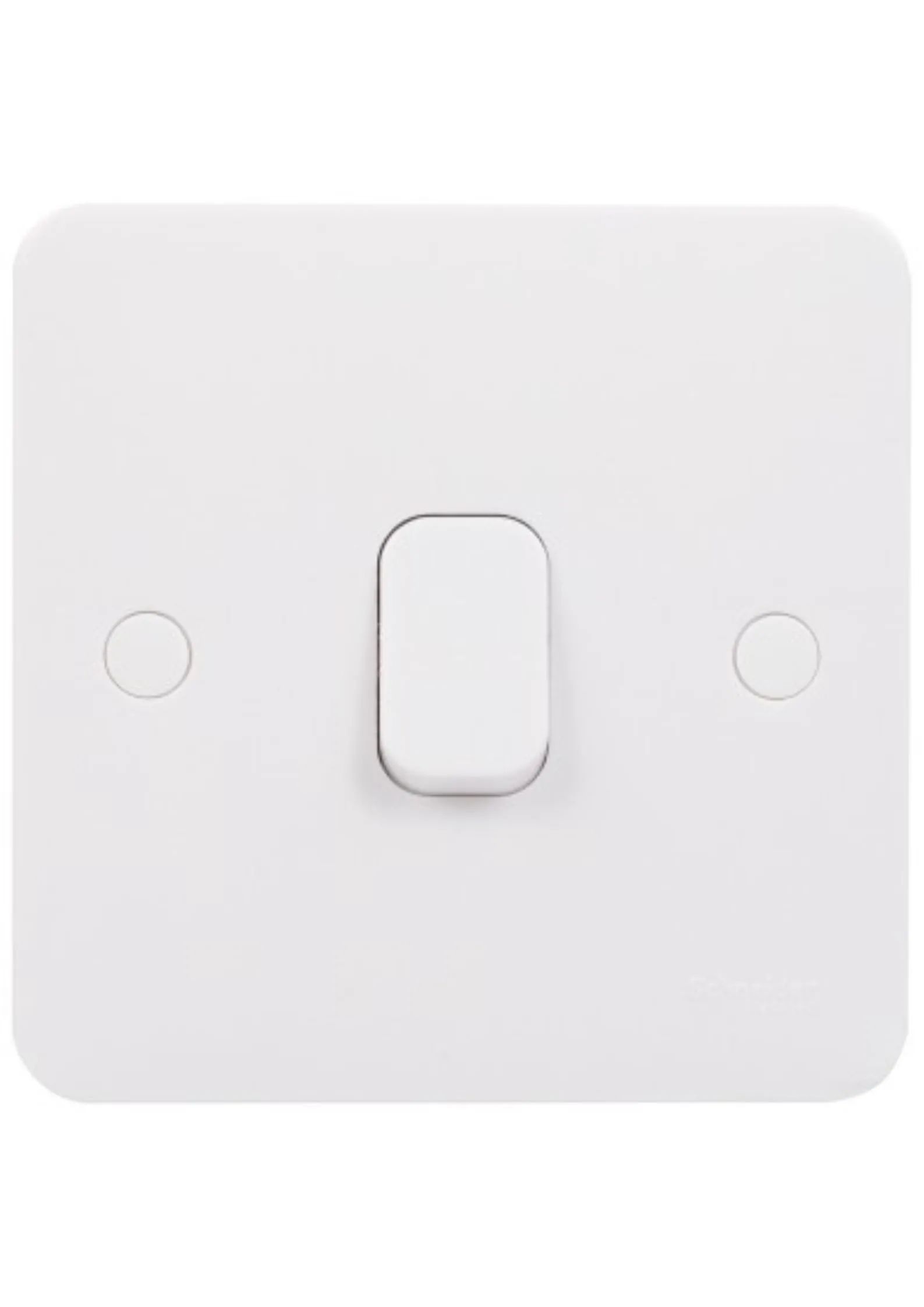 Schneider Electric Lisse Retractive switch 1 gang 2 way 10A White GGBL1012RS