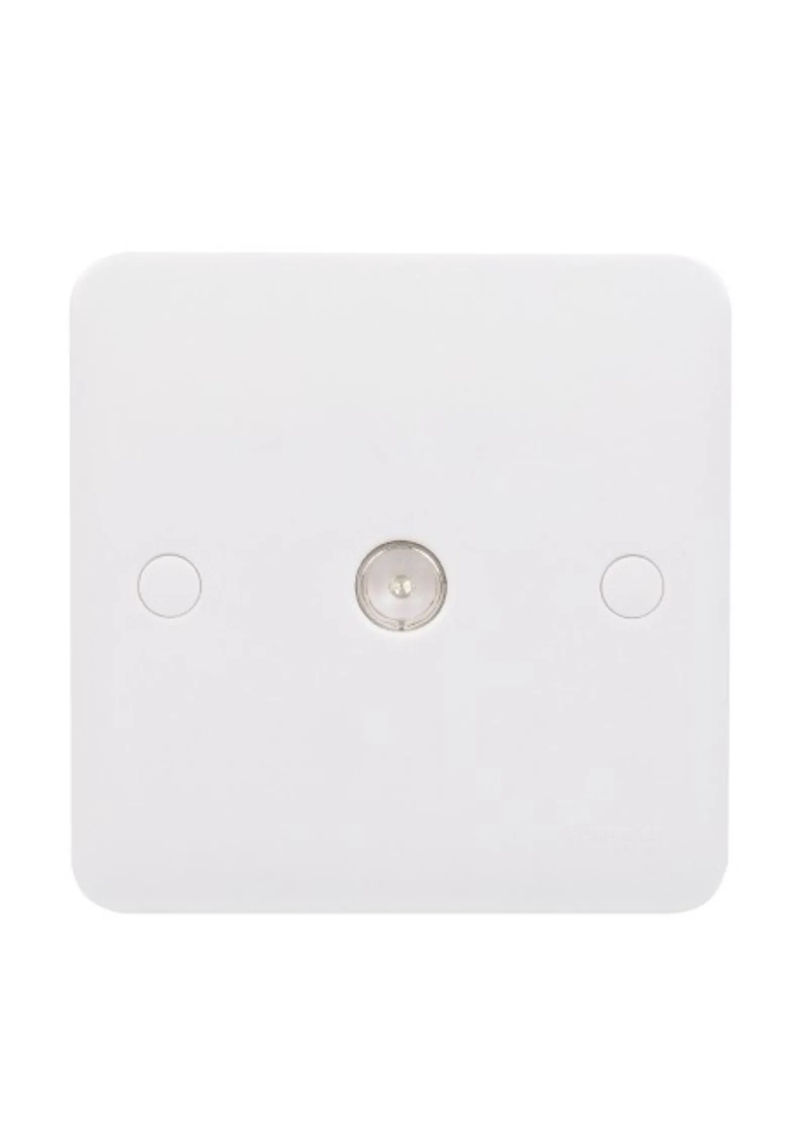 Schneider Electric Lisse Square edge white moulded TV/FM socket GGBL7010S