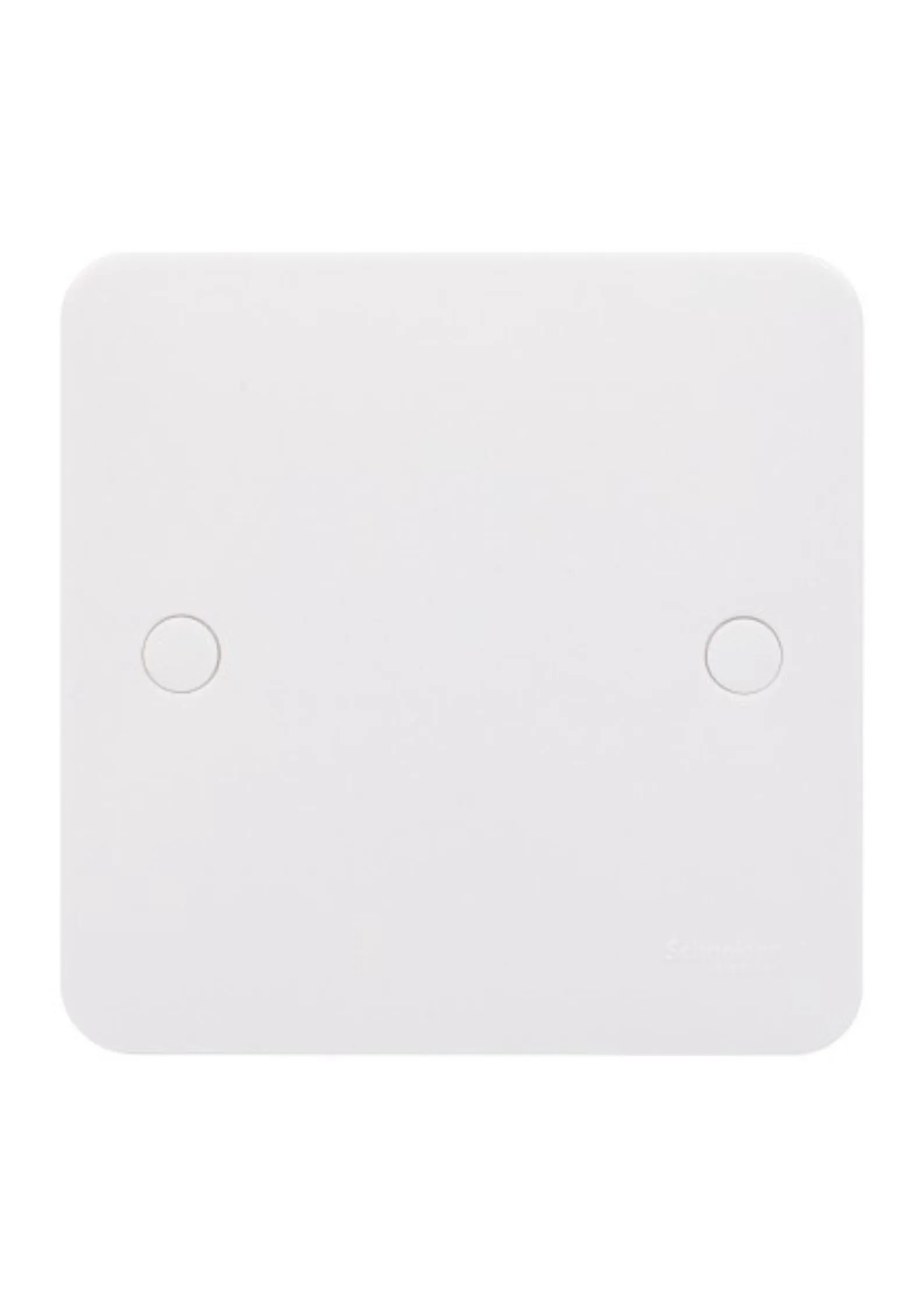 Schneider Electric Lisse White moulded blank plate 1 gang matt white GGBL8010S