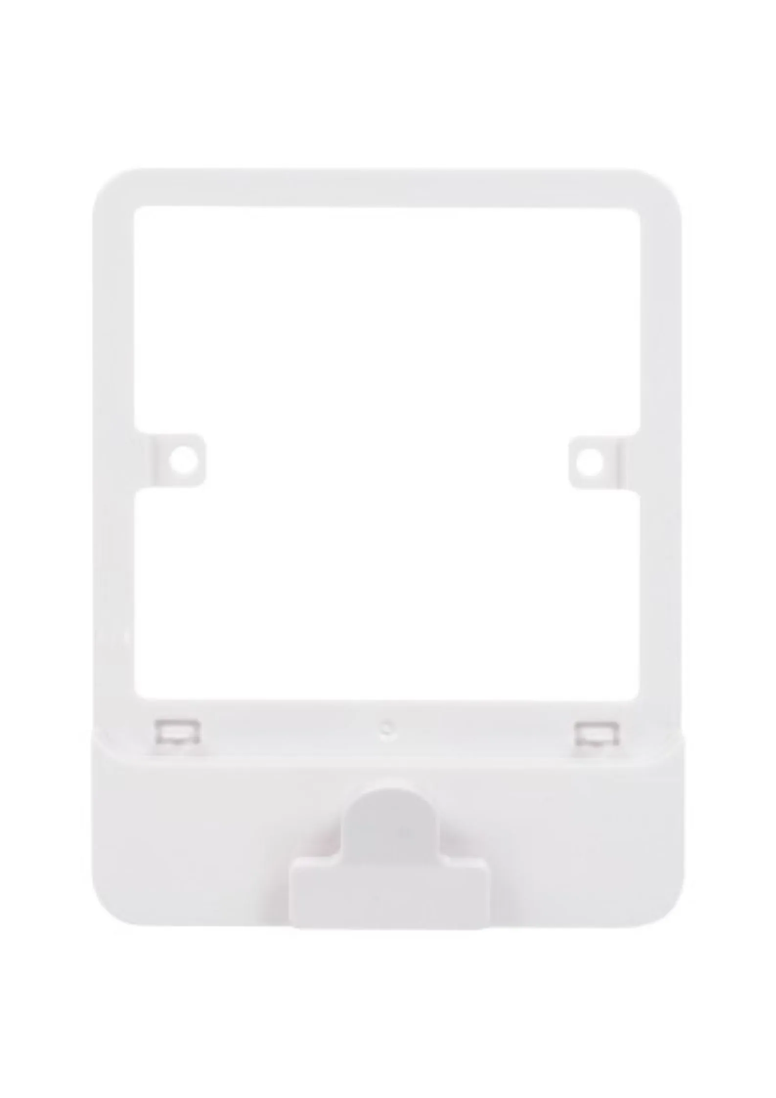 Schneider Electric Lisse white moulded switch plate with clip 1 gang GGBLC1GS