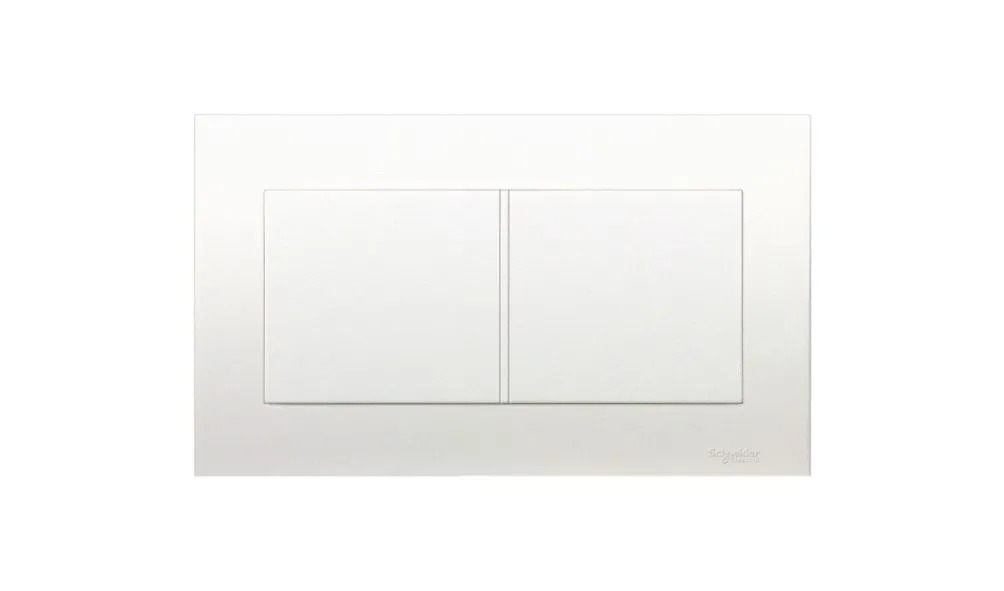 Schneider Electric Vivace Twin Gang Blank Plate KBT30