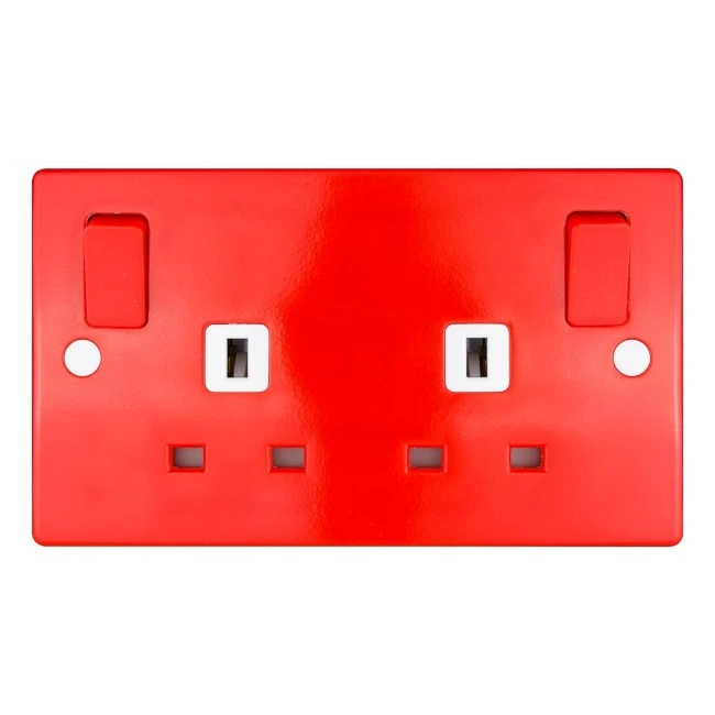 Schneider Electric Ultimate switched socket 2P 2 gangs red GU3030RD