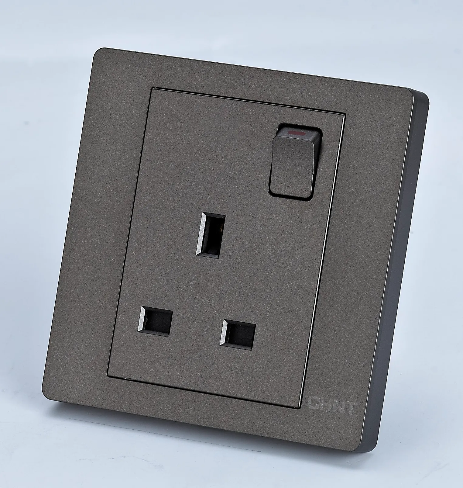 single socket 13A 250V gray black