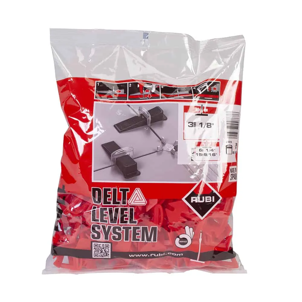 Rubi Delta Level System Strip 6-15mm, 3mm -200 Pieces