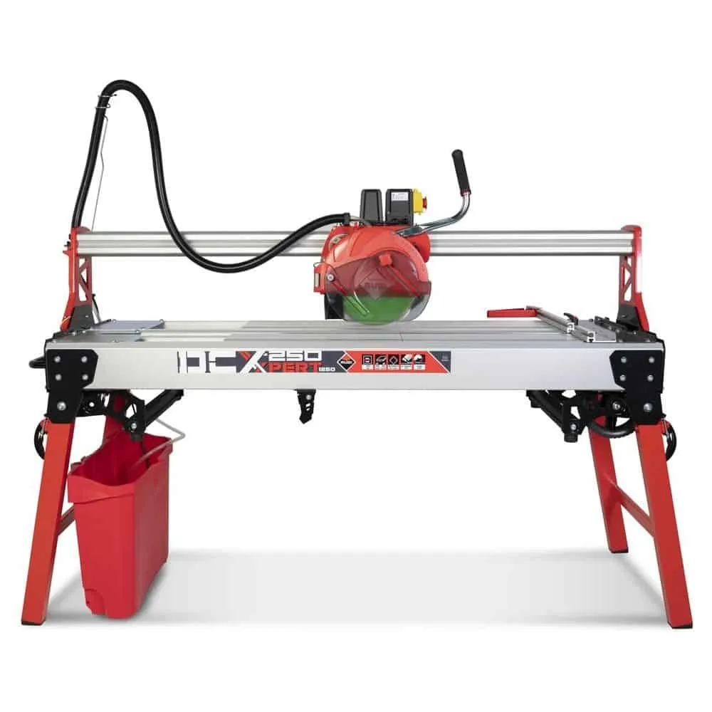 Rubi DCX-250 XPERT 230V Electric Tile Cutter, 125cm Cut, 1500W, 2750 RPM, Plunge Cut, 45" Miter Cut