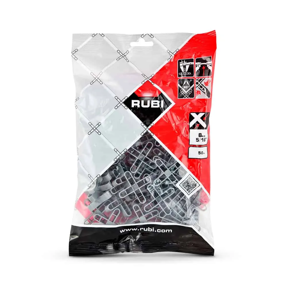 Rubi Tile Spacers 5/16 Inches (8 mm) 50 Pieces