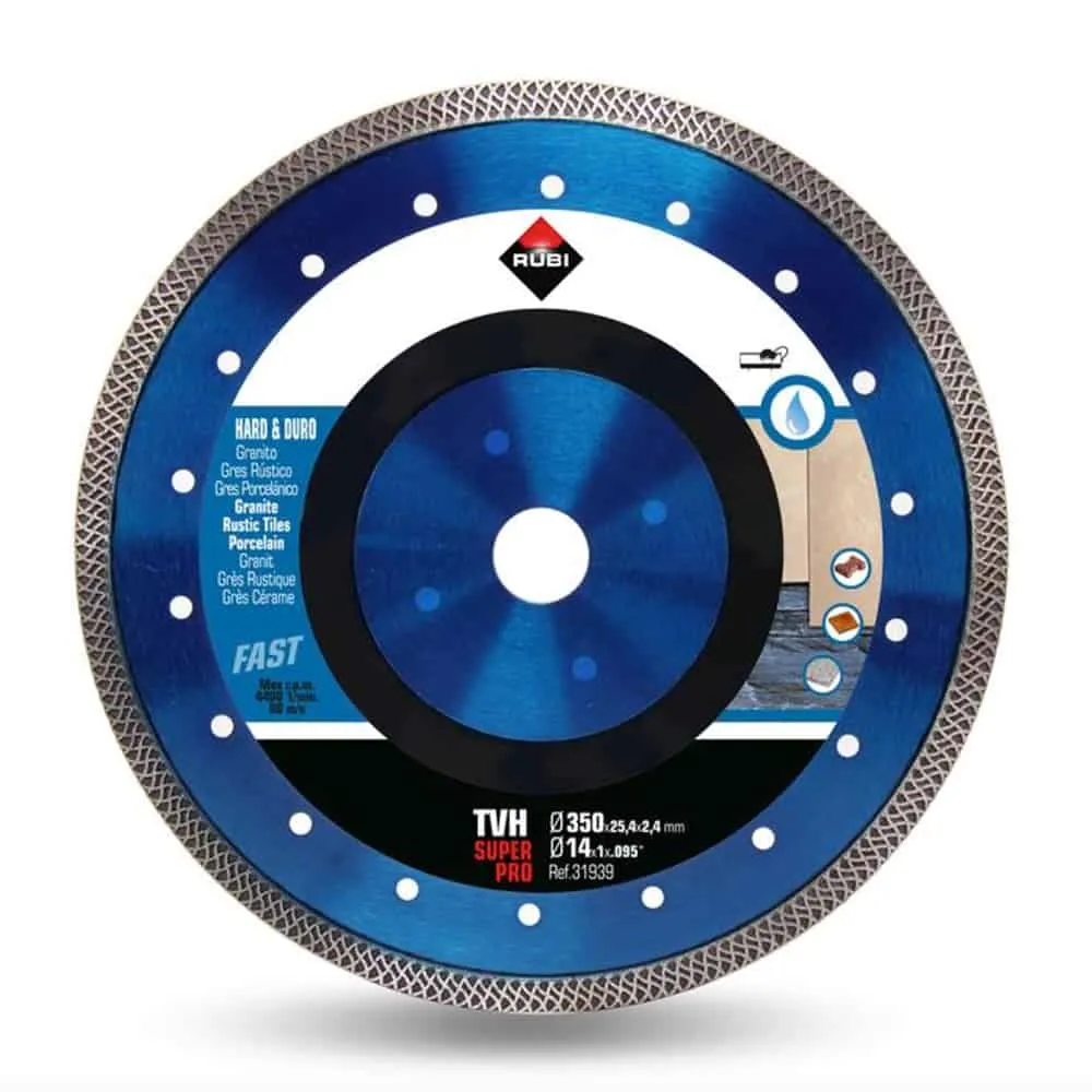 Rubi 14 Inches Hard Material Turbo Viper Diamond Blade