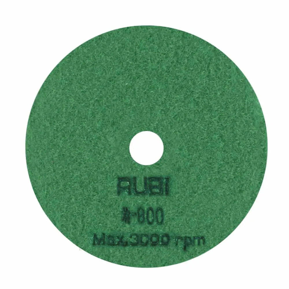 Rubi 100mm Diamond Pad for Dry Polishing, 800 Grit