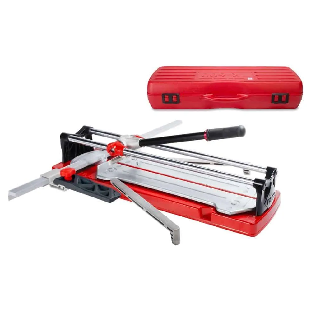 Rubi TR-600-Magnet Manual Tile Cutter with Carry Case - for Ceramic and Porcelain tiles, 60cm Cutting Length