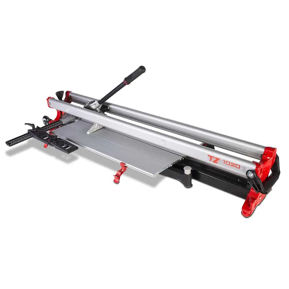 Rubi TZ-1020 Manual Tile Cutter with Carry Bag - for Ceramic and Porcelain tiles, 102cm Cutting Length