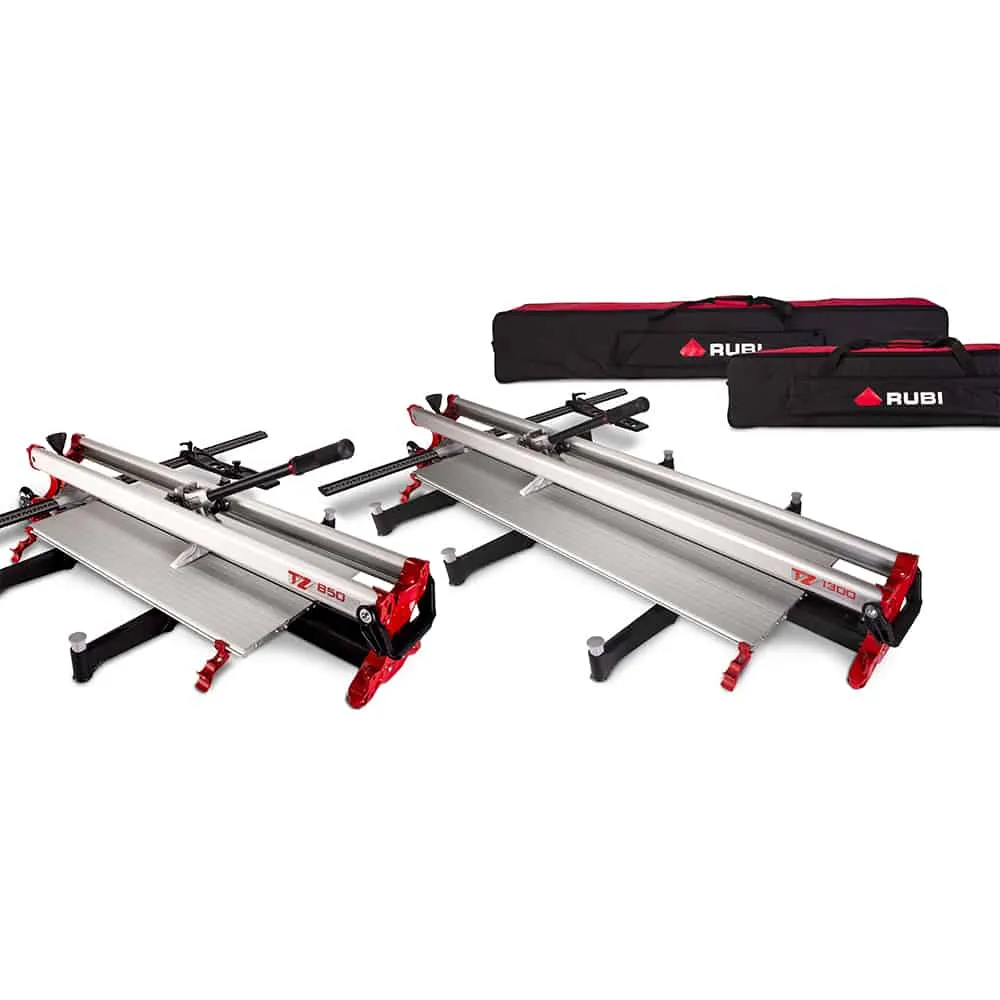 Rubi TZ-1300 Manual Tile Cutter with Carry Bag - for Ceramic and Porcelain tiles, 130cm Cutting Length