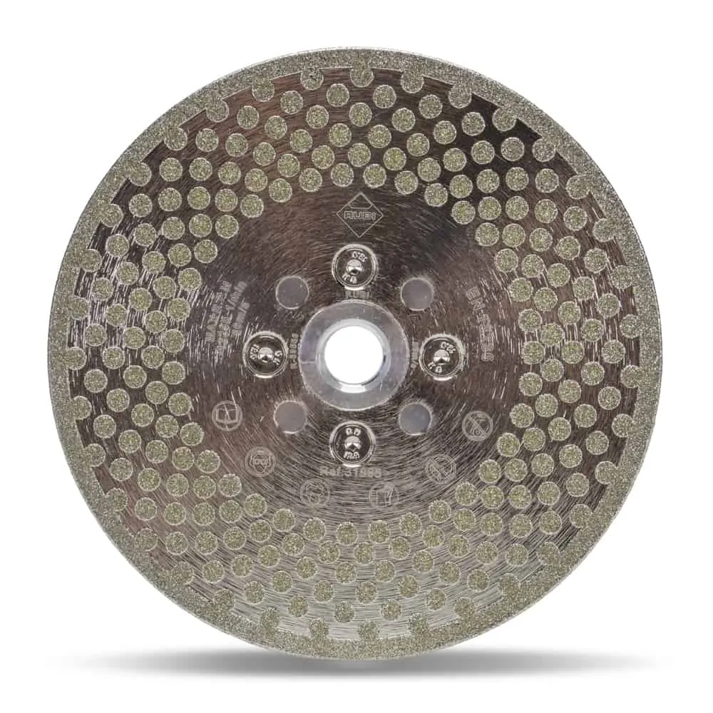 Rubi ECD-125 SuperPro 125mm Continuous Diamond Saw Blade (Electroplated) for Hard Materials