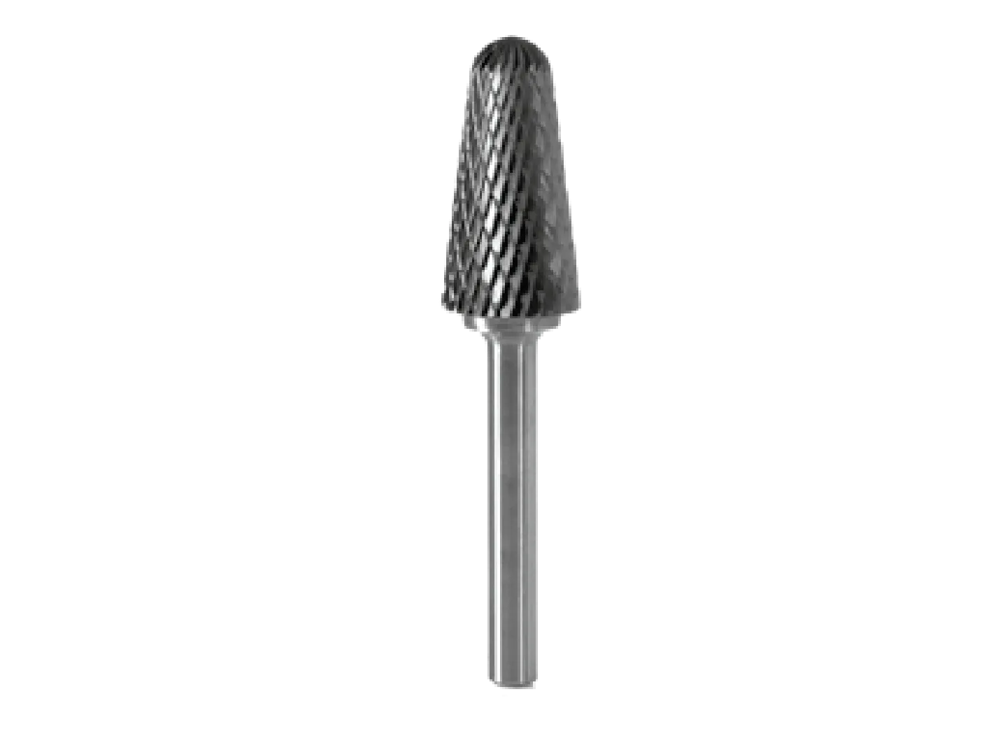 CARBIDE BURS M8 X 67MM CONICAL WITH ROUND TOP 14 DEGREE