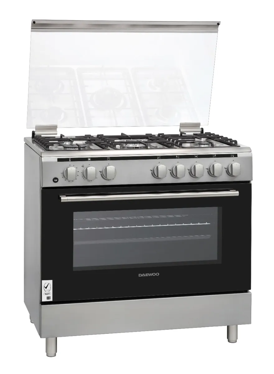 Daewoo - Gas Cooker 90*60cm 90L Oven With Convection Fan