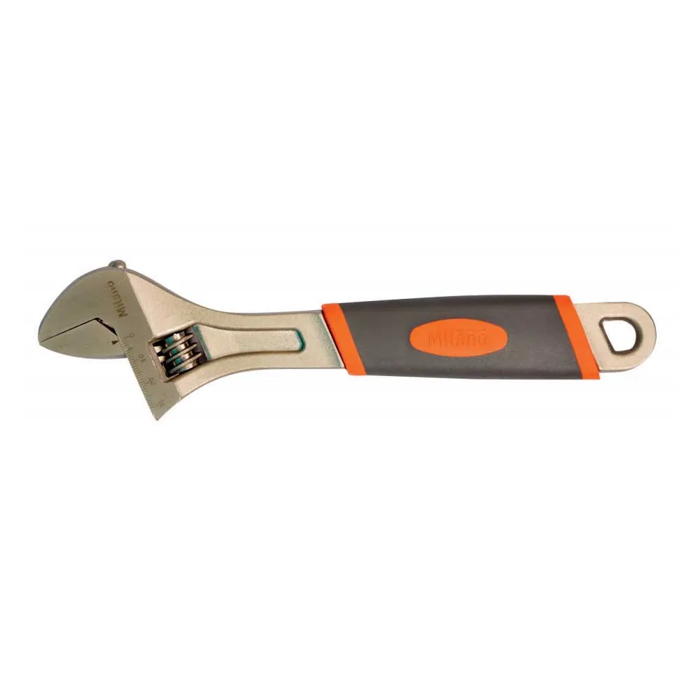 Milano 150200205060 ADJ-WRENCH WITH TRP HANDLE 8"