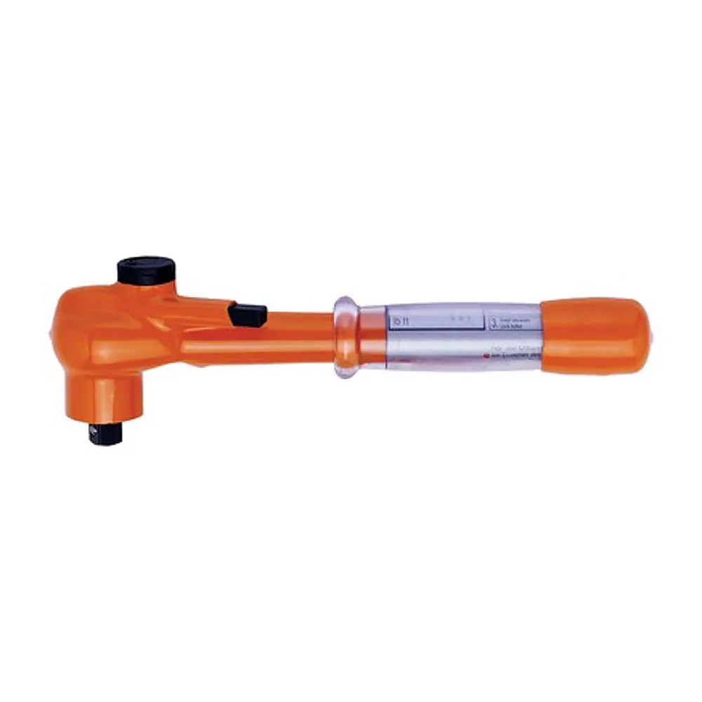 Klauke 1/2 In. 1000V Insulated Torque Wrench, 2-27Nm