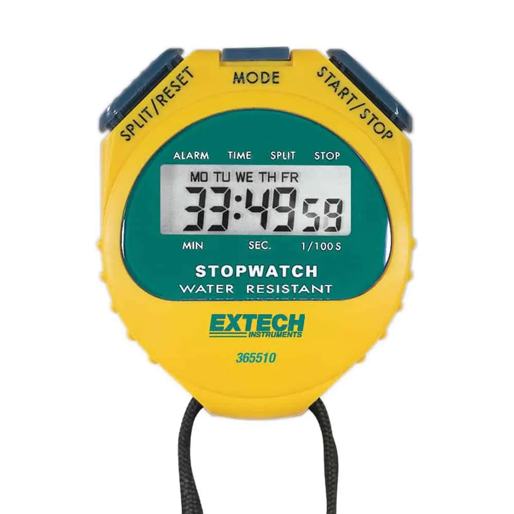 Extech Digital LCD Stopwatch Plus Calendar And Alarm