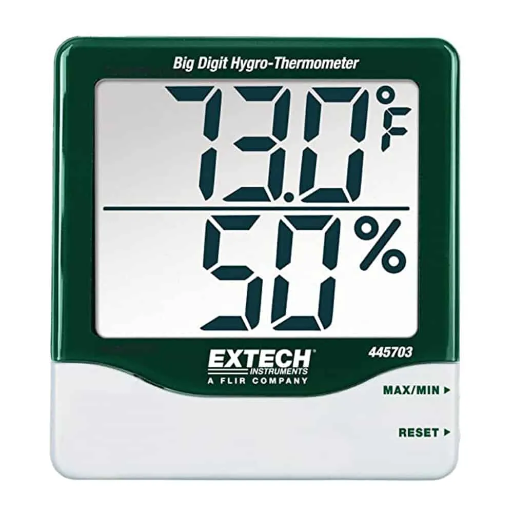 Extech Big Digit Hygro-Thermometer - Super Large LCD