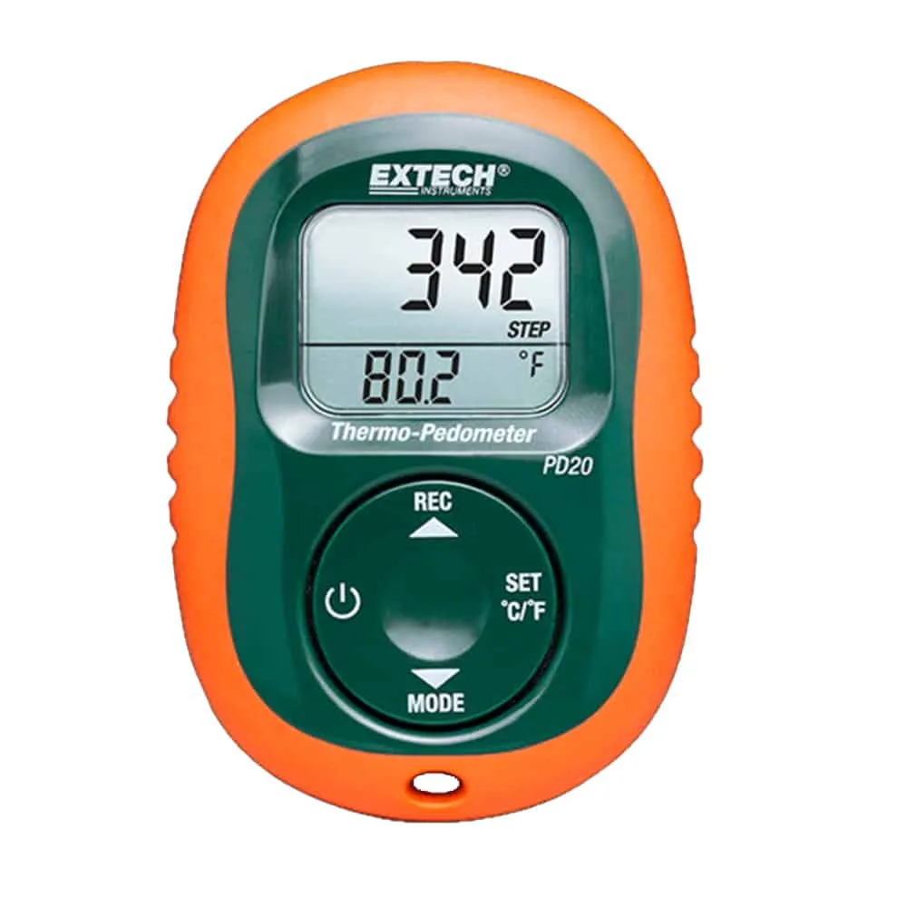 Extech Thermo-Pedometer 14 To 122 And Deg