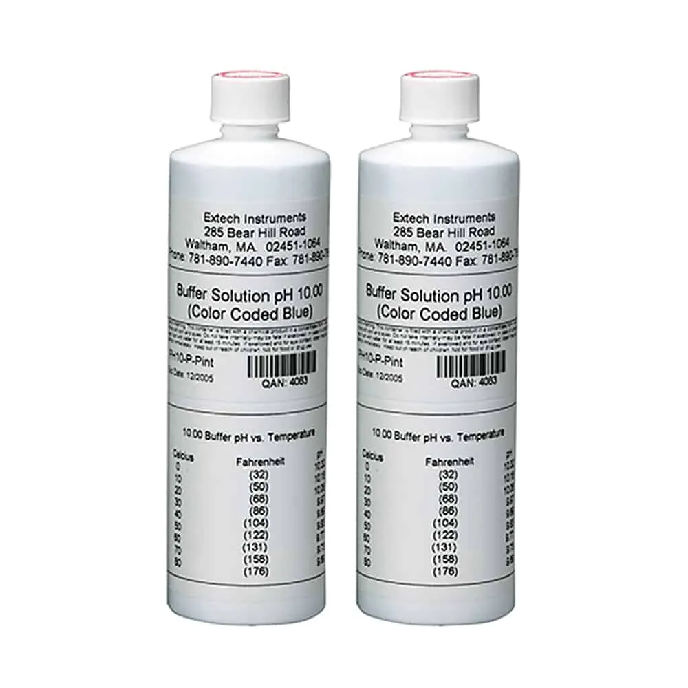 Extech 10pH Buffer Solution, 2 Bottles