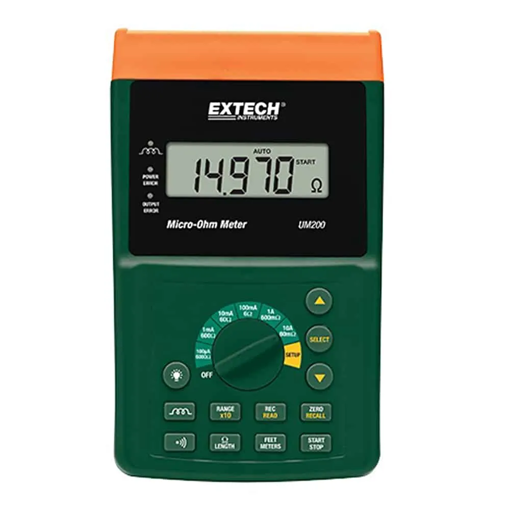 Extech High Resolution Micro-Ohm Meter, 60mO to 6kO