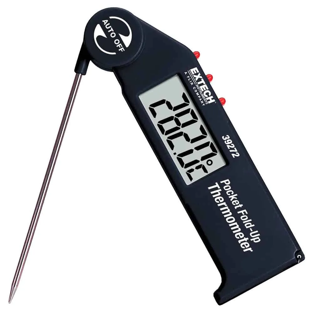 Extech Pocket Fold Up Thermometer With Adjustable Probe