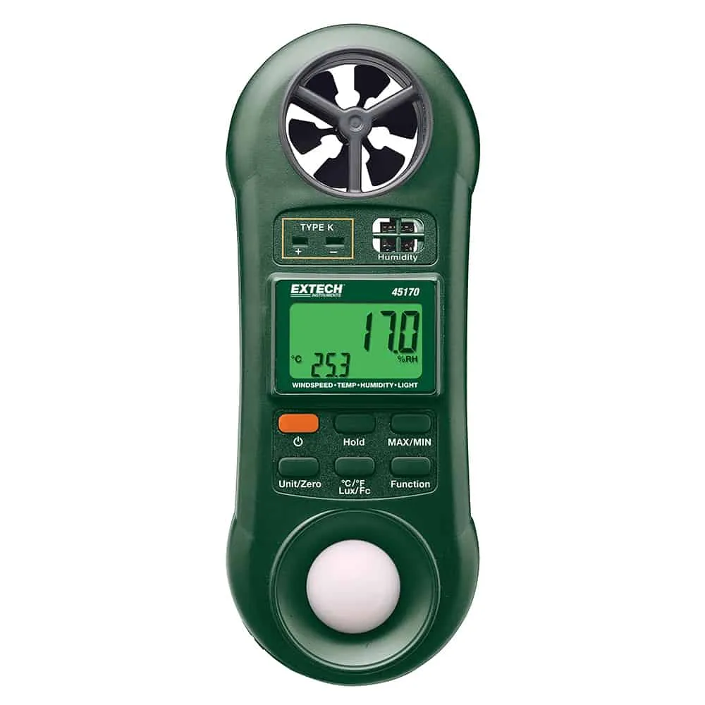 Extech Pocket-Size Rugged Environmental Meter