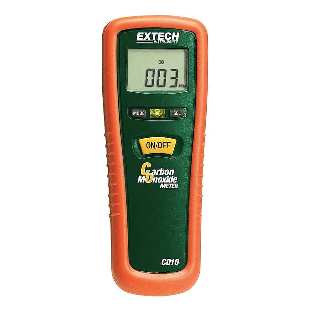 Extech Carbon Monoxide Meter, 1000 PPM