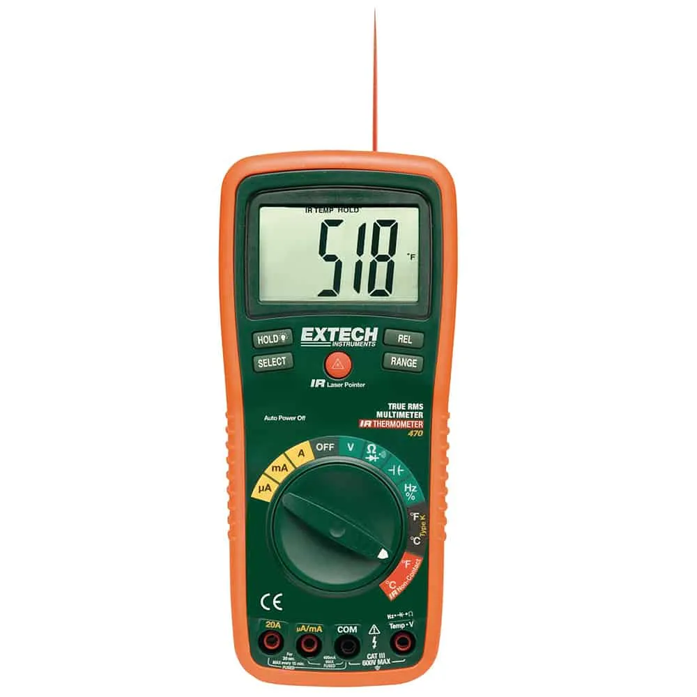 Extech 12Functions True RMS Profession IR Multimeter