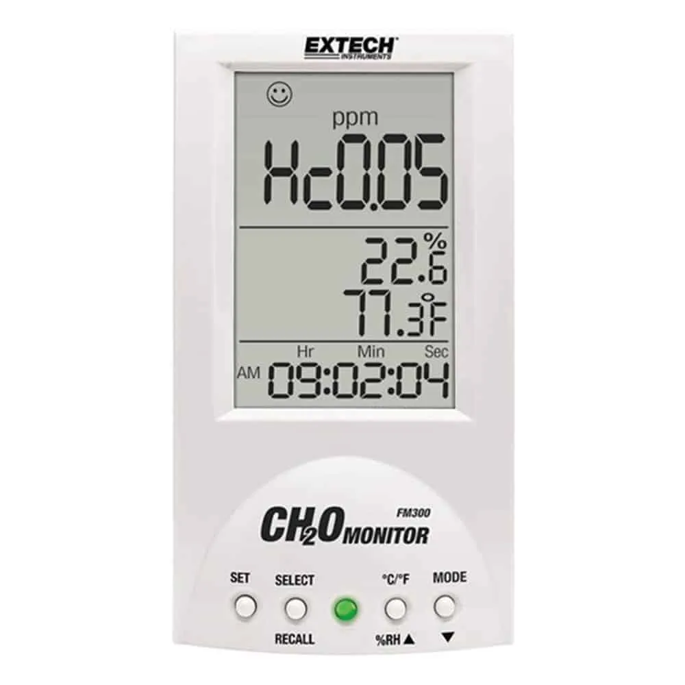 Extech Desktop Formaldehyde (CH2O or HCHO) Monitor