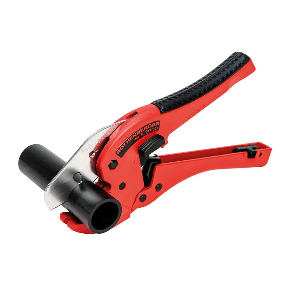 Rothenberger Rocut TC42 - Plastic Pipe Cutter, 42mm, Shear Type