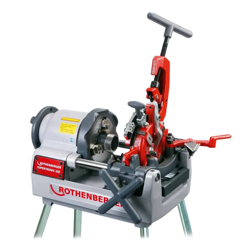 Rothenberger SUPERTRONIC 3SE - 230V Pipe Threading Machine, 1/2-3 In. BSPT (replacement for 5.6255A)