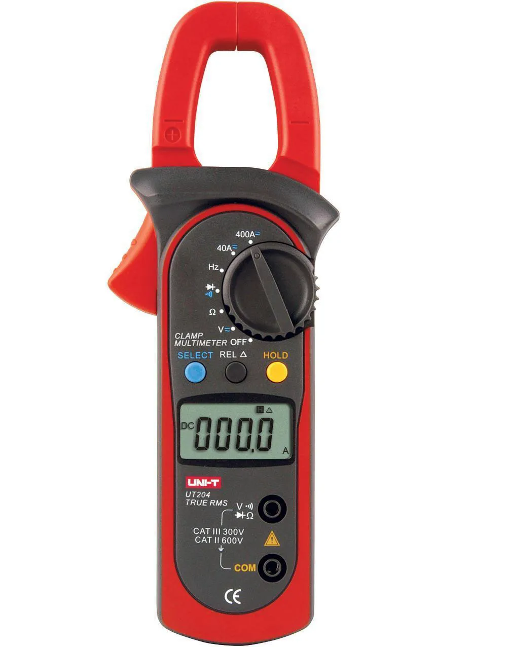 Uni-T Digital Clamp Meters True RMS, 400A, 30mm Jaw, CAT III 600V