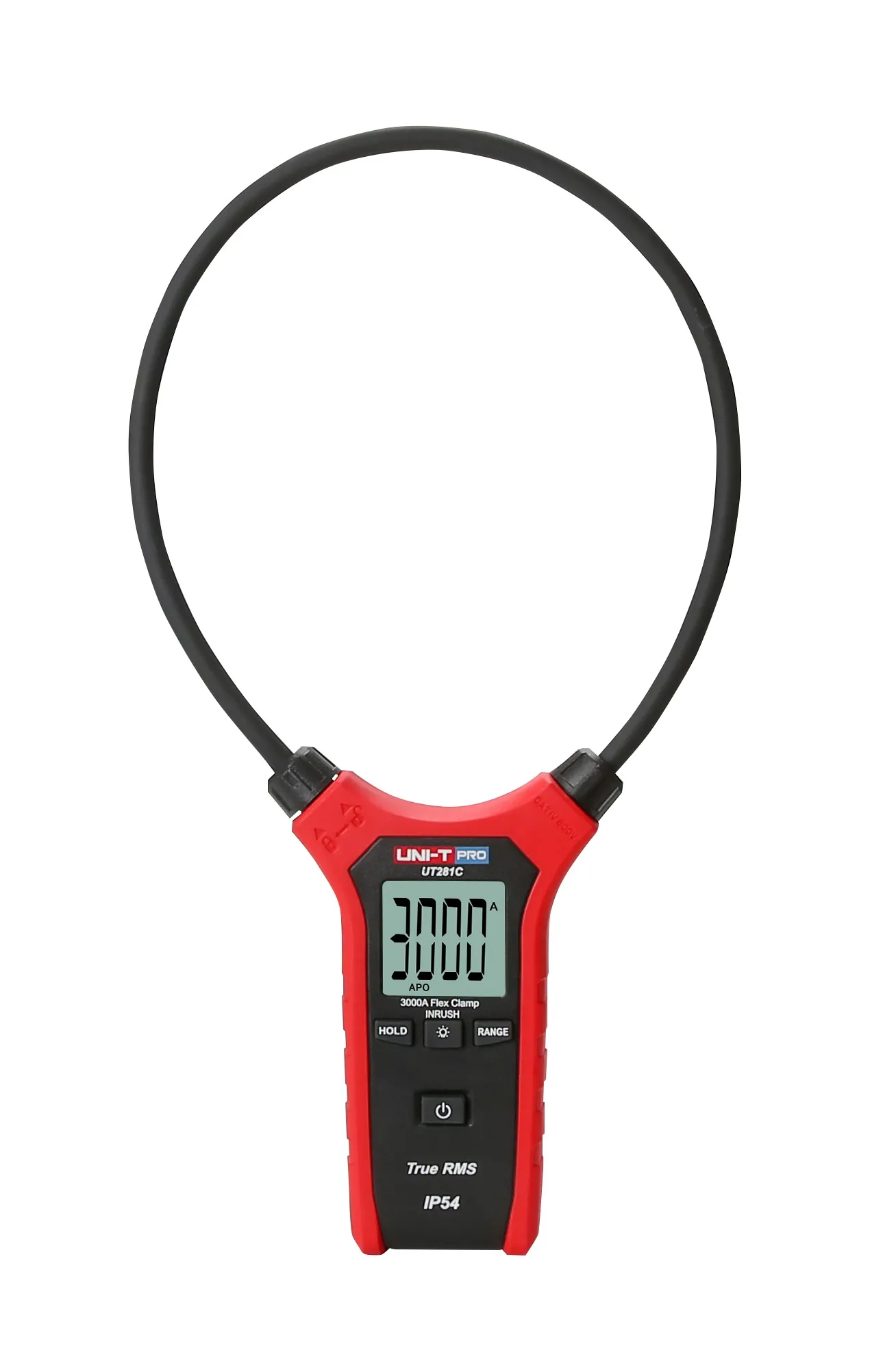 Uni-T TRMS Flex Clamp Meter, 3000A, 18 In Coil