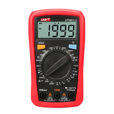 Uni-T Palm Sized Digital Multimeters, CAT II 600V, 10A