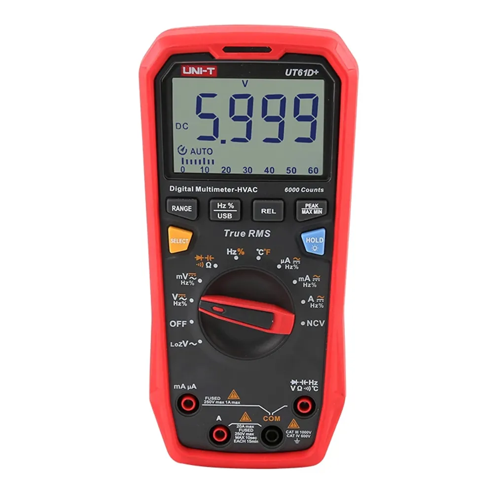 Uni-T 1000V True RMS AC/DC Digital Multimeter