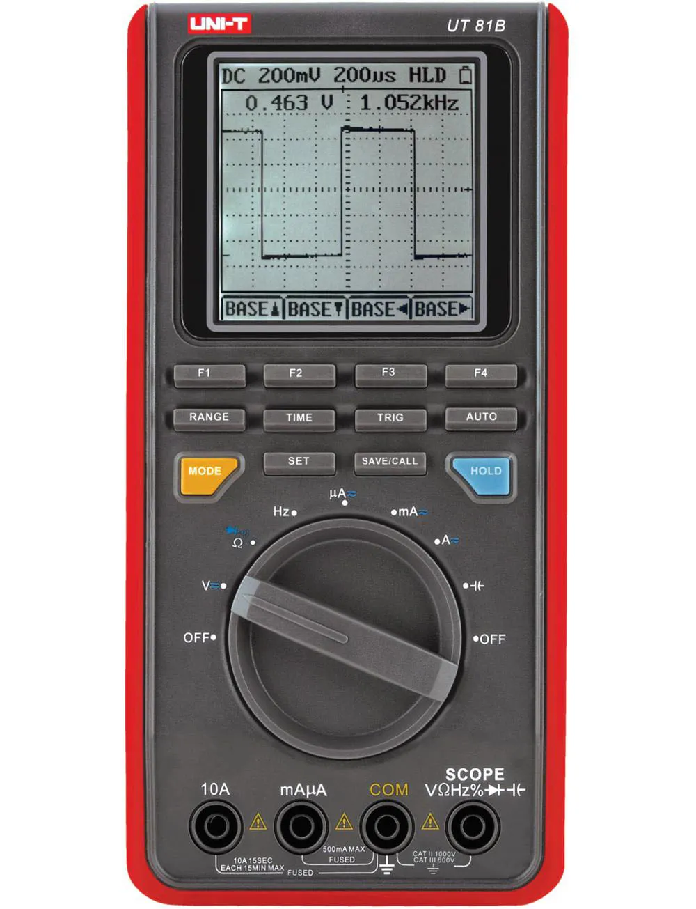 Uni-T Digital Scope Multimeter, CAT IV 600V, 10A