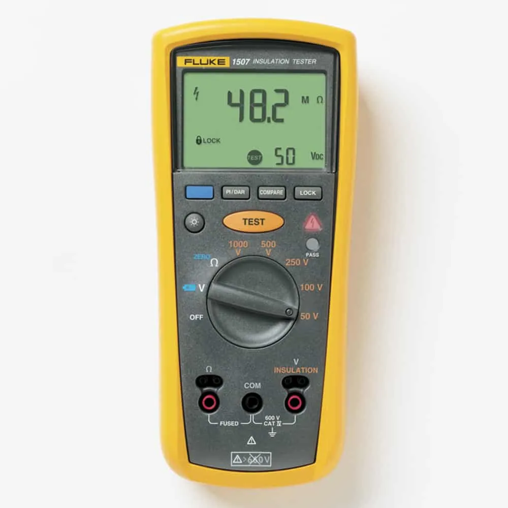 Fluke Insulation Resistance Testers, CAT IV 600V, 50V - 1000V