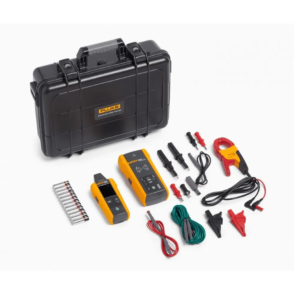 Fluke Advanced Wire Tracer Kit, CAT IV 600V, includes 2052 Receiver, 2000T Transmitter and i400 AC Current Clamp